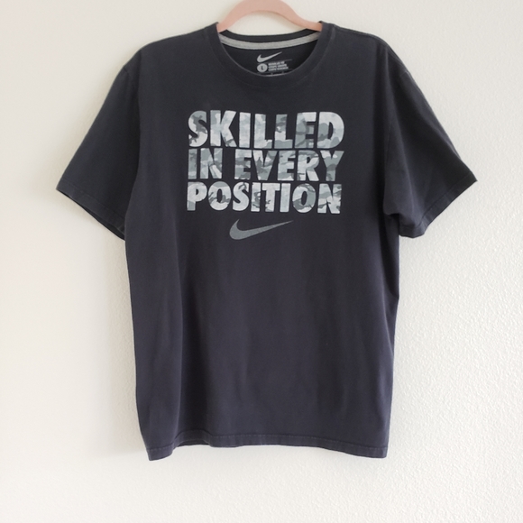 Nike Other - Nike graphic tee shirt Skilled in Every Position L